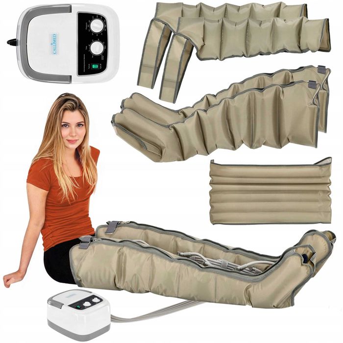 Лимфодренажный массажер для ног Calissimo LIMFA-01-5-SET серый