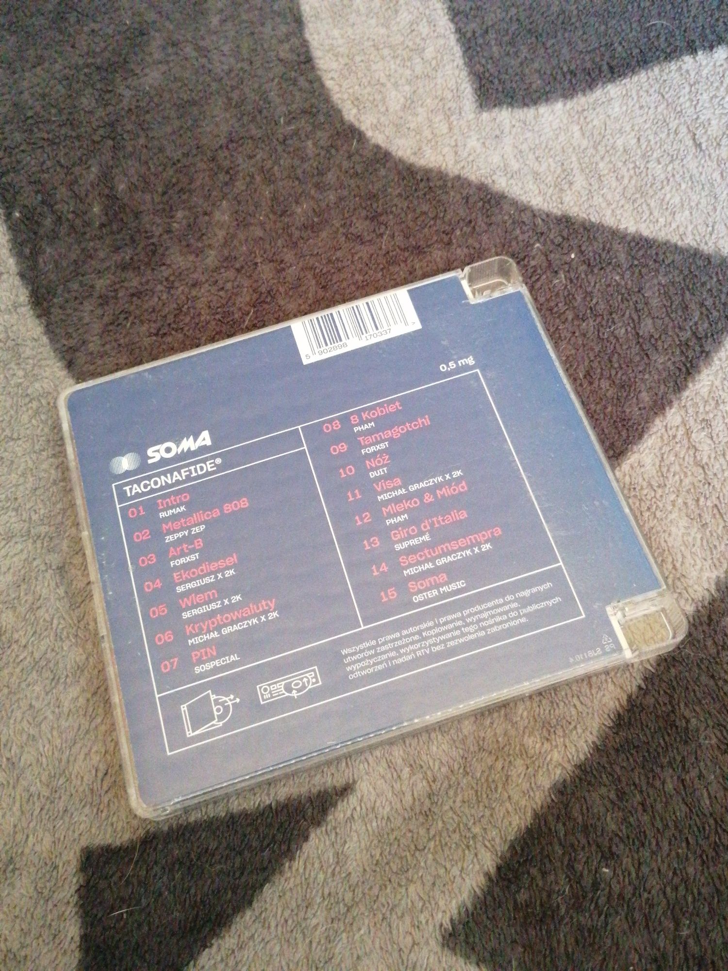 Płyta CD Soma 0,5mg