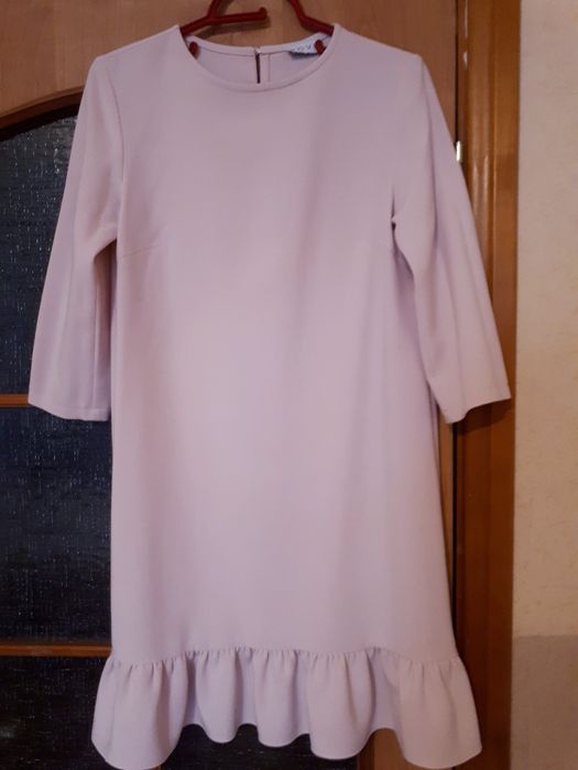 Стильное дизайнерское платье VOVK в пудровом цвете