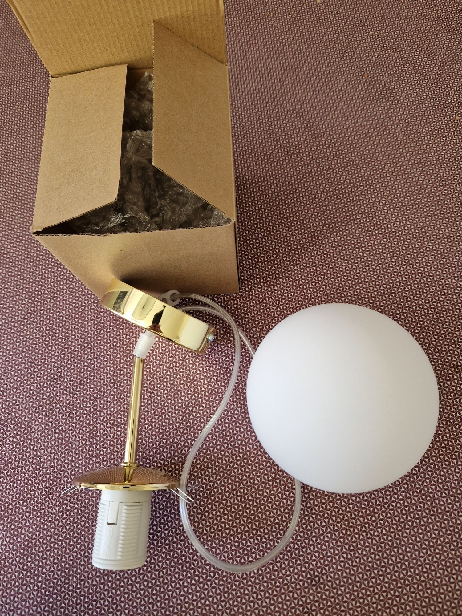 Lampa klosz średnica 14 cm