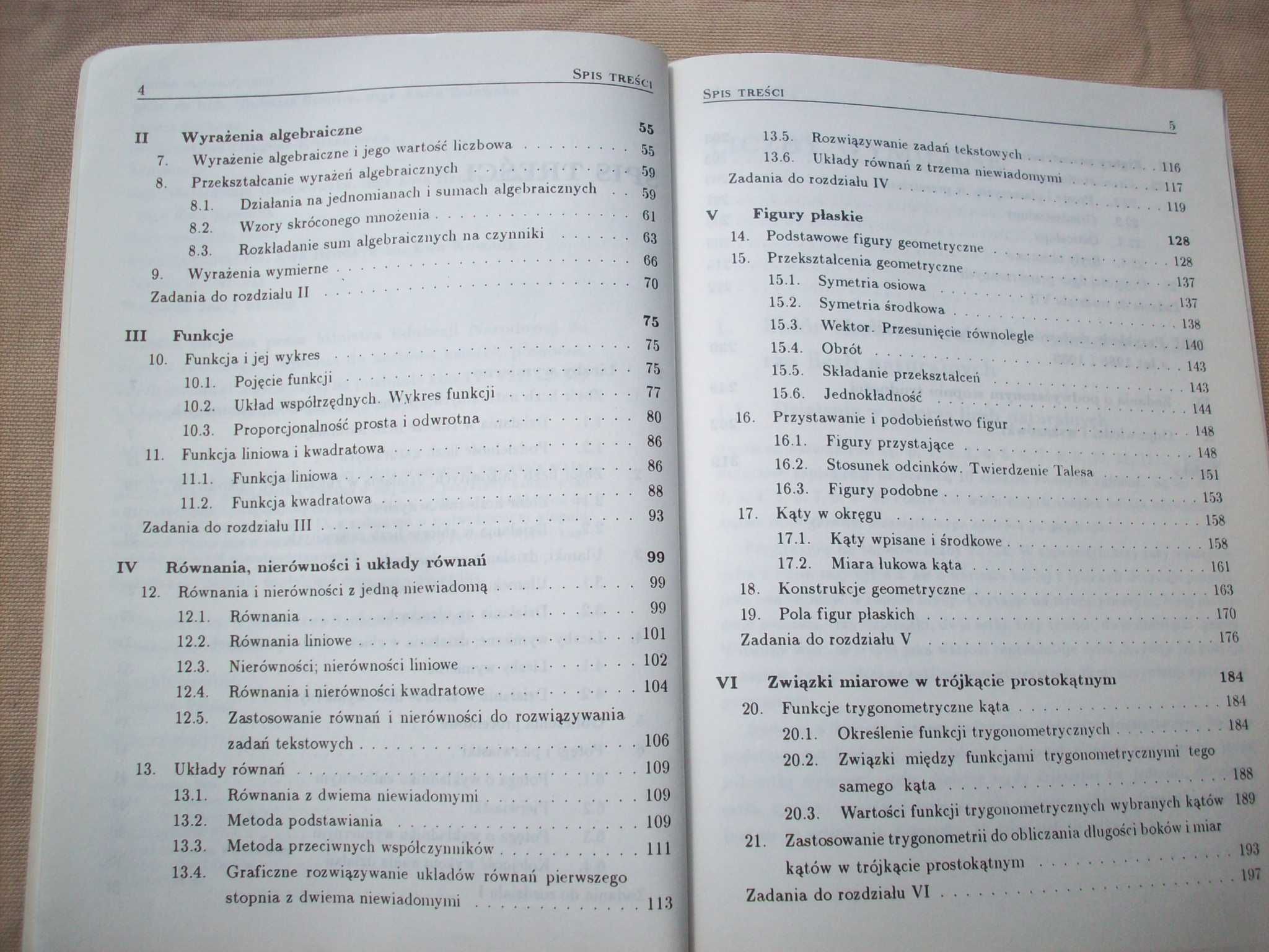 Matematyka w szkole podstawowej. Powtórzenie i zbiór zadań. Dróbka.