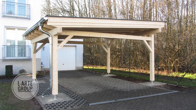 CARPORT Solidna wiata 680x580 cm Solar