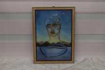 Salvador Dali - Abstrakcja - Portret Mężczyzny - Pastel Obraz
