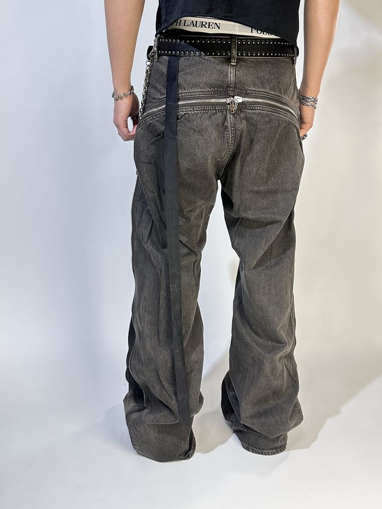 Джинсы клеш Rick Owens drkshdw bolan banana cut jeans faded archics L