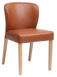 Krzesła KULBY drewno/ekoskóra