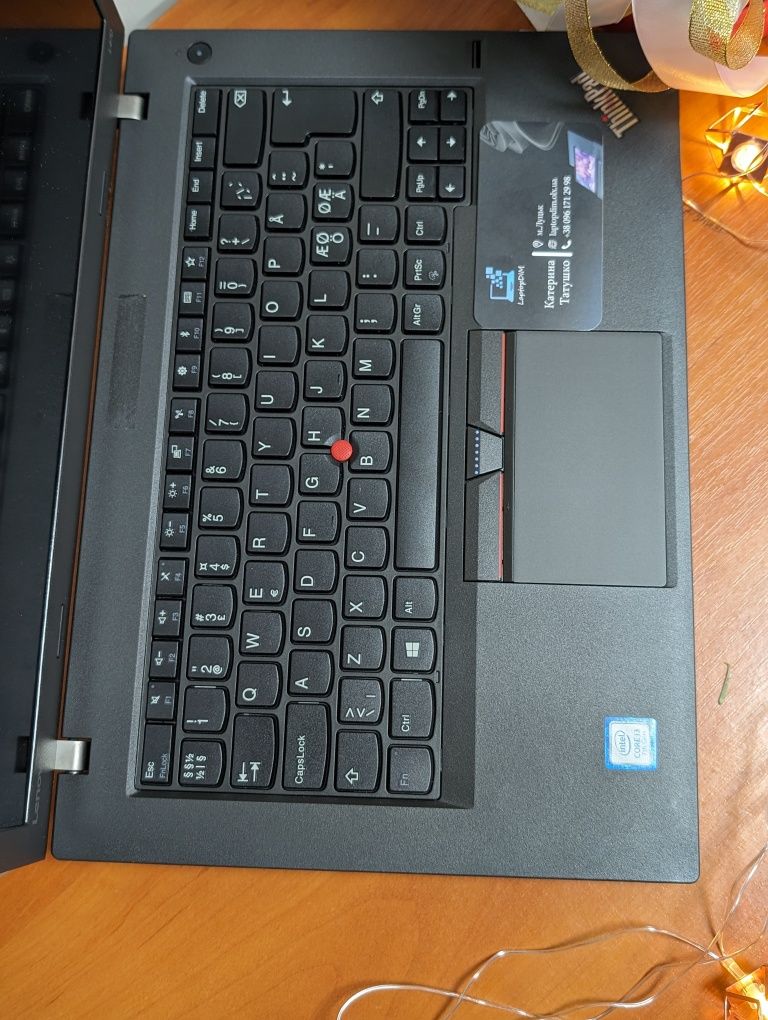 Ноутбук Lenovo ThinkPad L470/і3-7/FULLHD/8GB DDR4/256GB/ГАРАНТІЯ