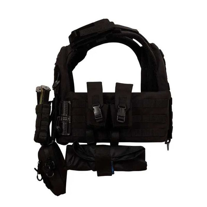 Плитоноска Warmor gen.3 Pro Max з повним комплектом Чорна