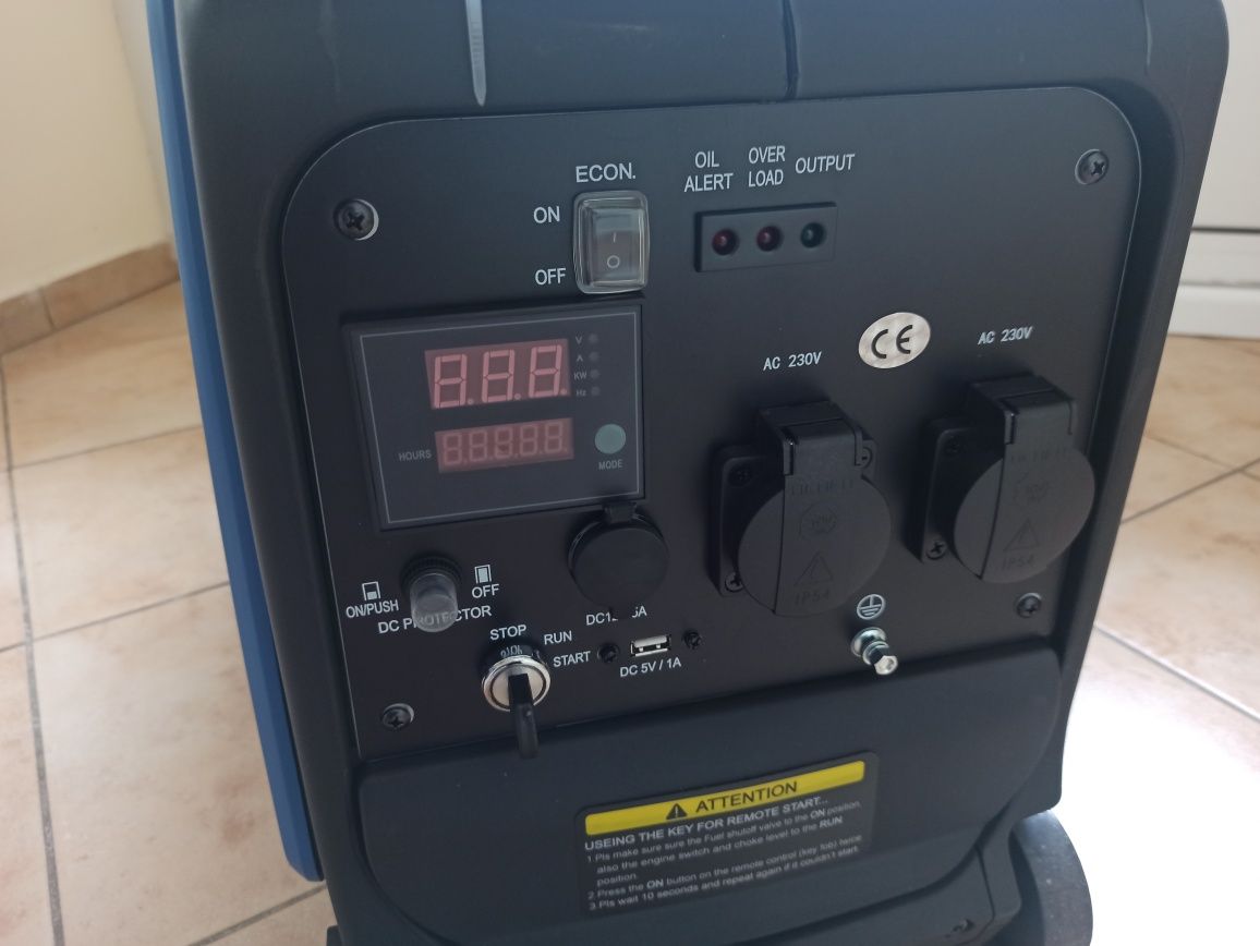 Бензиновый  инвенторный генератор Vitolux 3.5 KW