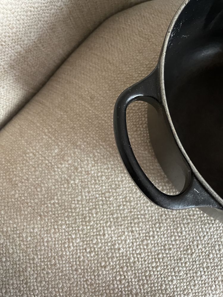 Garnek żeliwny Le Creuset czarny