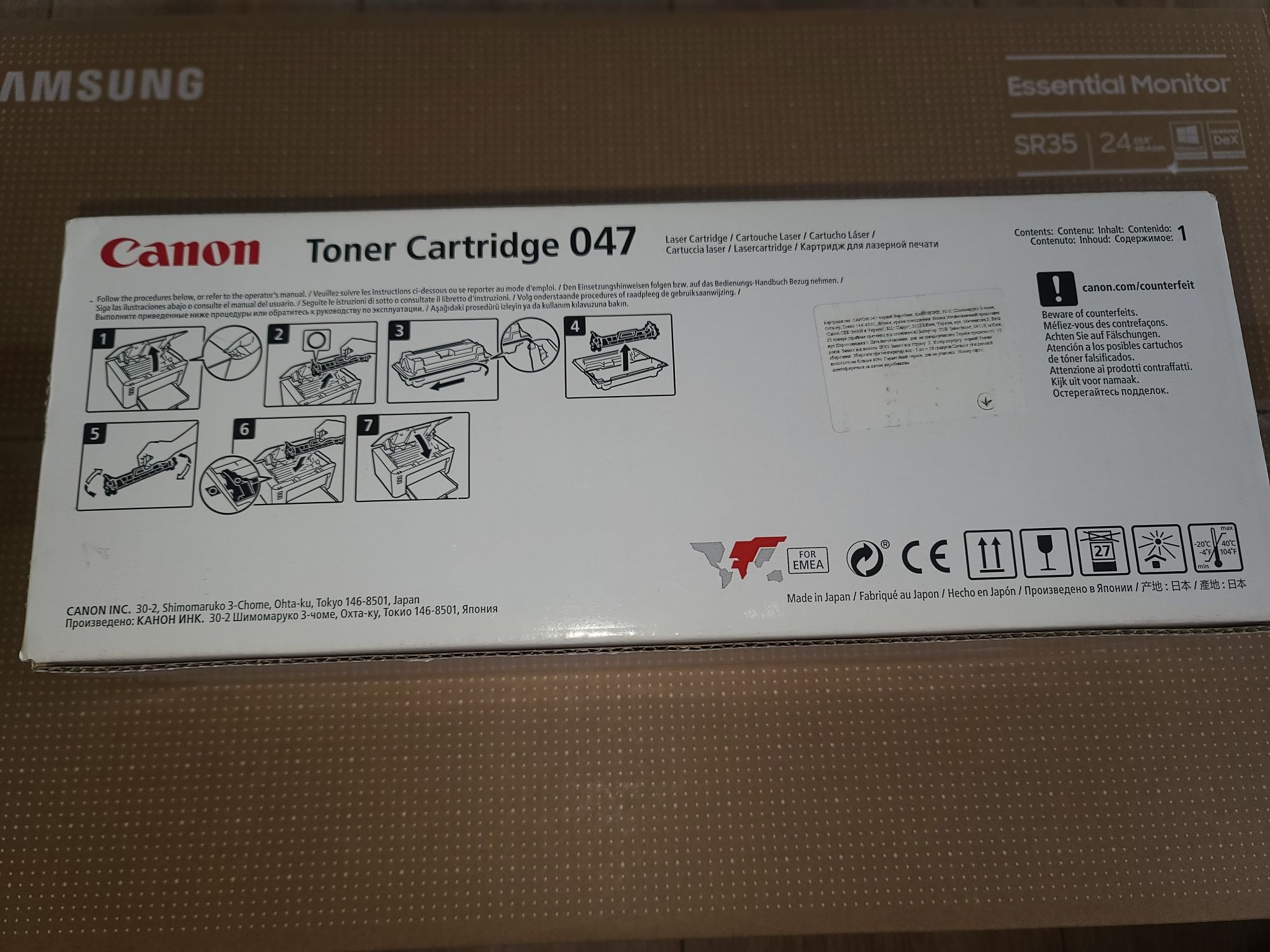 Тонер-картридж Canon 047 LBP112/MFP112/113 Black (2164C002). Новый!!!