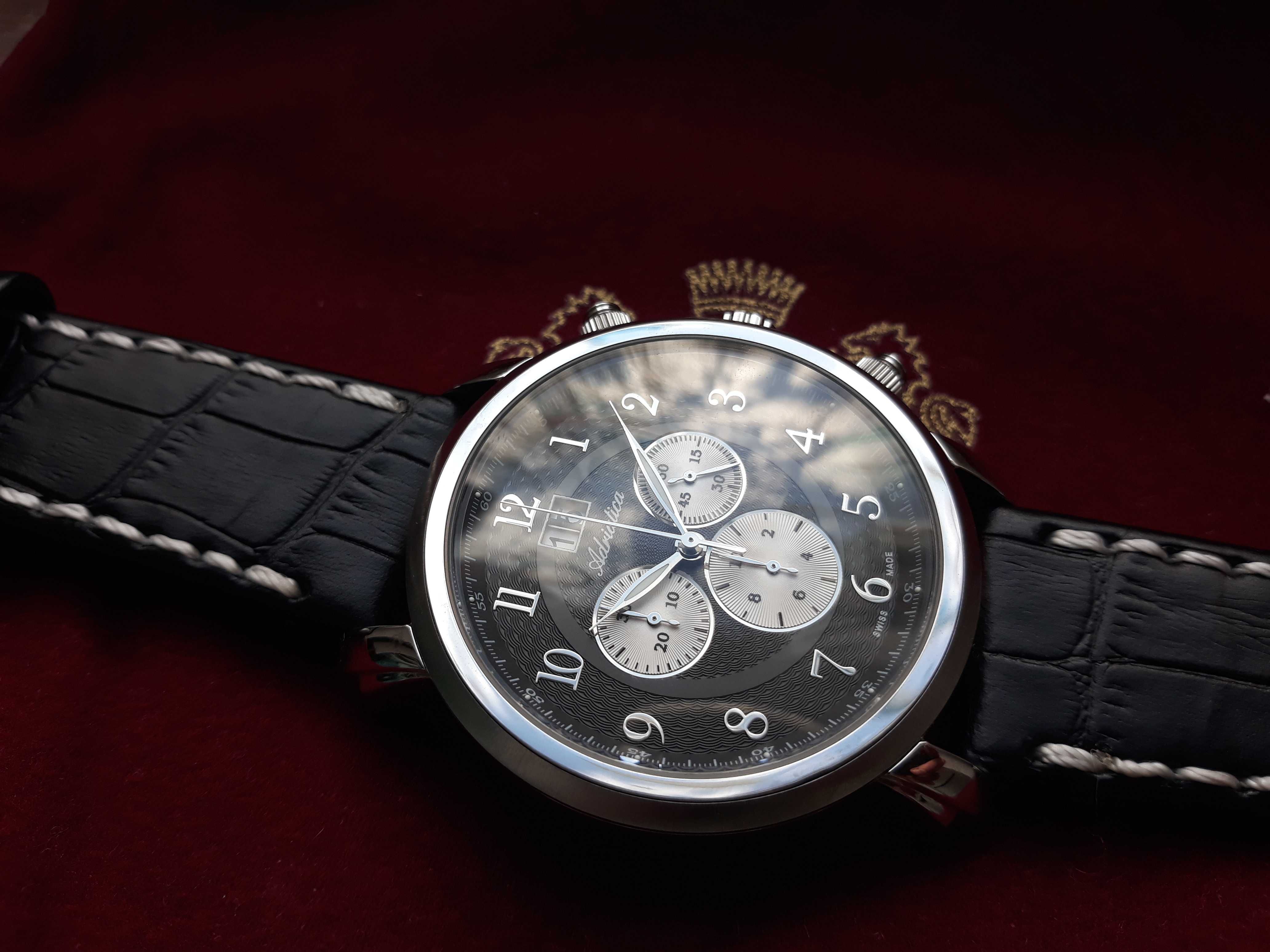 Zegarek Adriatica 8177 Chronograph - Swiss Made - Unikat