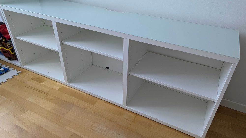 Szafka RTV IKEA BESTA szklany blat