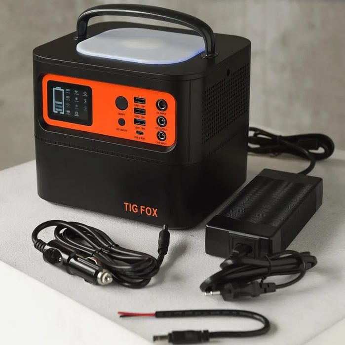 Зарядная станция Tig FOX 540Втч 540wh Type-c 65w, 220v в наличии ‼️‼️
