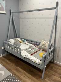 Łóżko dziecięce tipi 160x80 z materacem