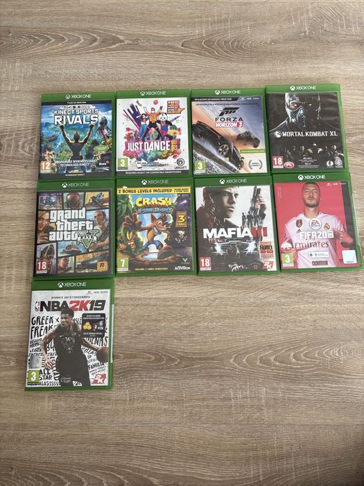Xbox One 500Gb 2 Pady Kinect i 9 Gier