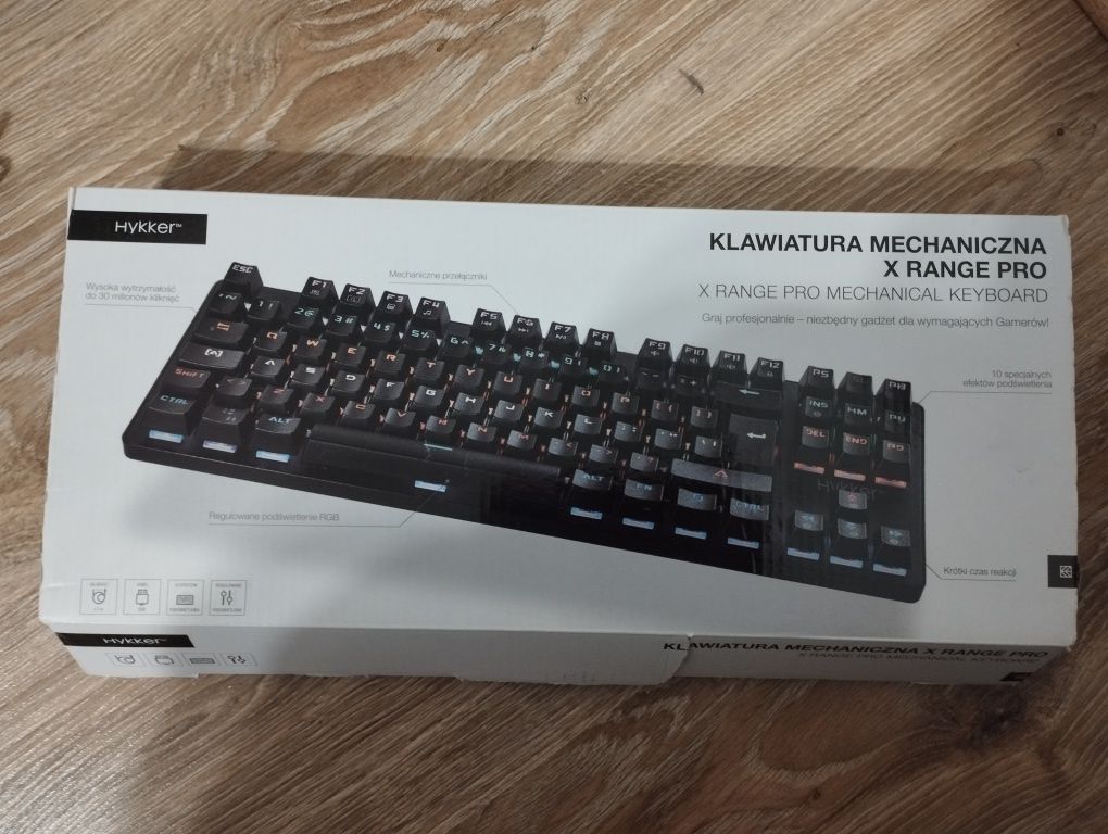 Klawiatura mechaniczna X Range Pro Hykker
