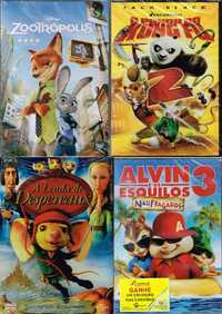 Filmes em DVD: Animação Disney Marvel Pixar Outros - NOVOS! SELADOS!