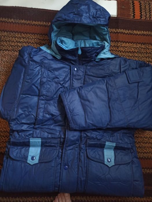 Куртка мужская зимняя синего цвета р 64-68