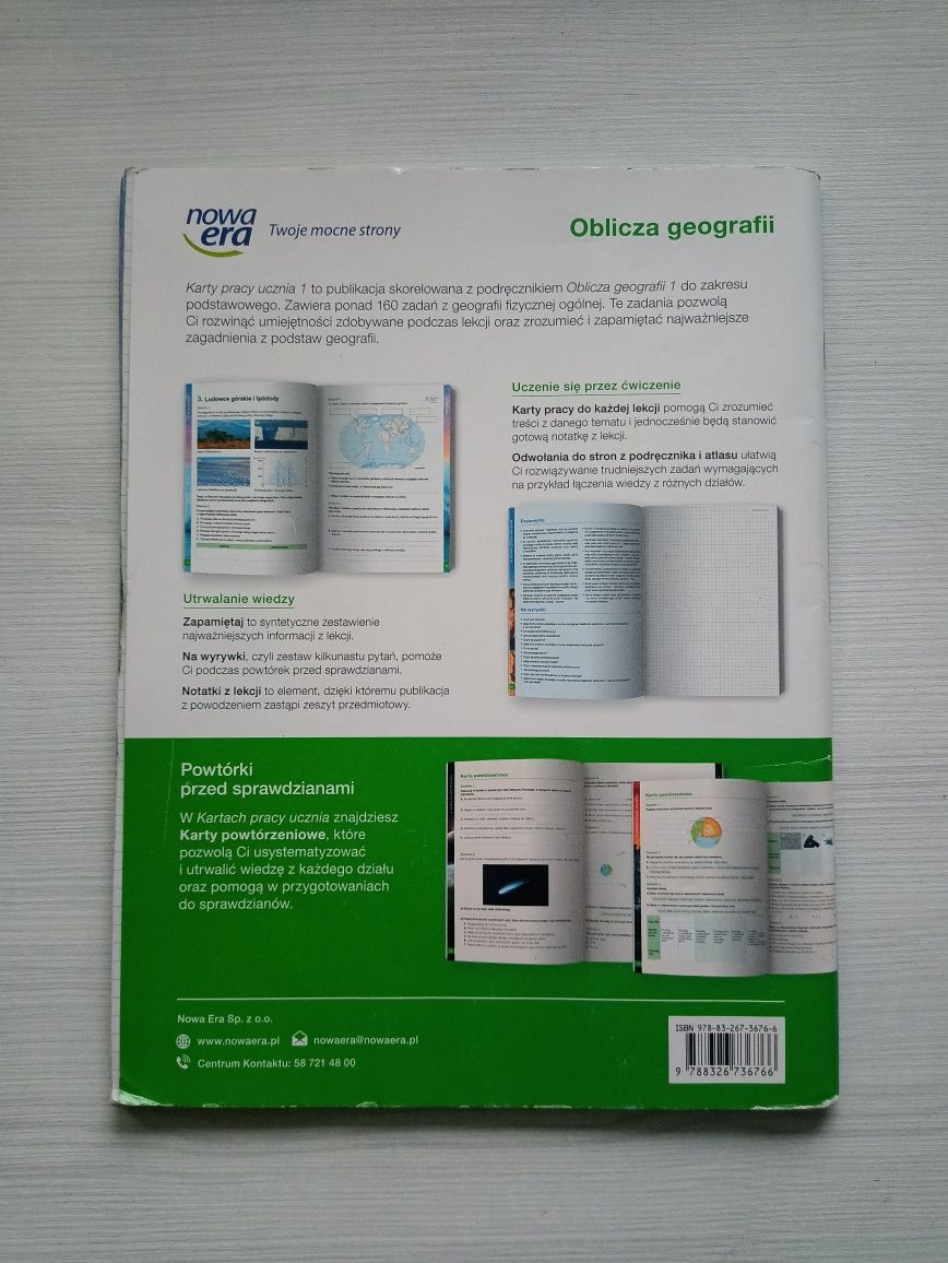 Oblicza geografii 1 - karty pracy