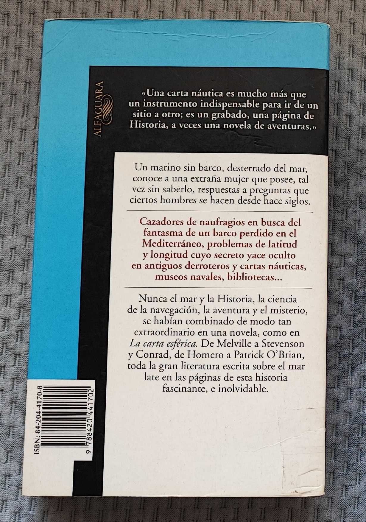 Arturo Pérez-Reverte - La carta esférica - KSIĄŻKA PO HISZPAŃSKU!!!