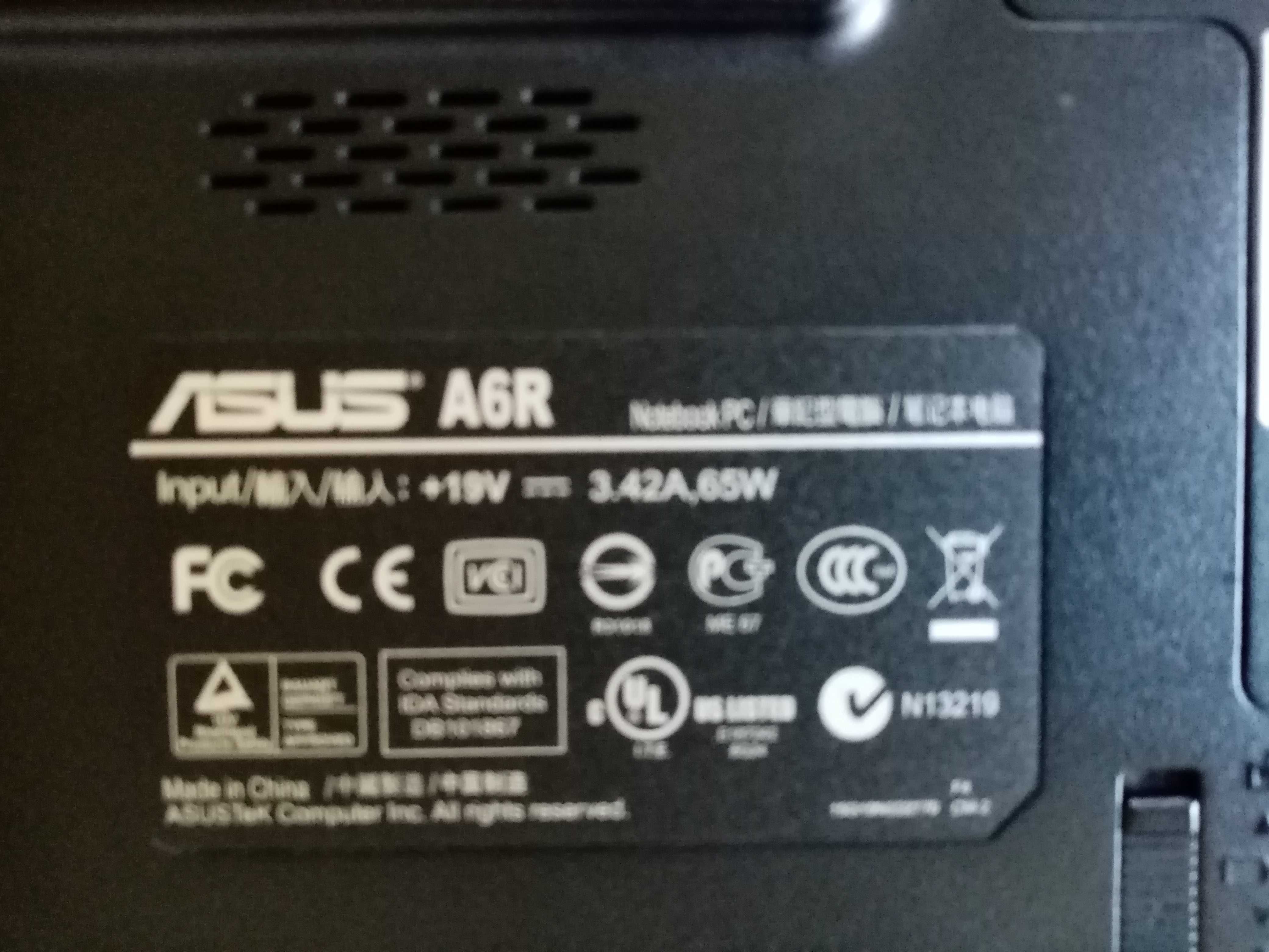 Computador Asus A6R