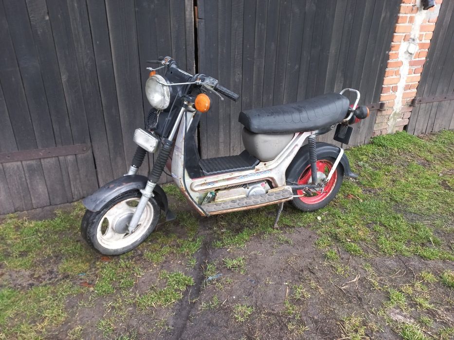 Simson sr50 zarejestowany dowód biała tablica