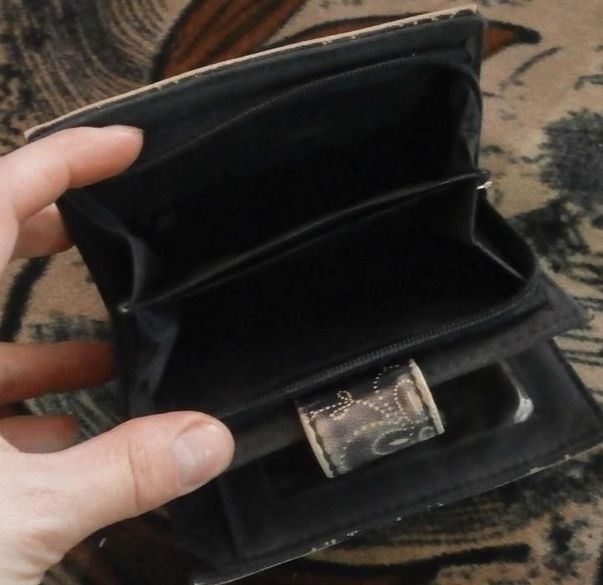 Женский кошелек-портмоне Ladies Wallet с узором (отличное качество)