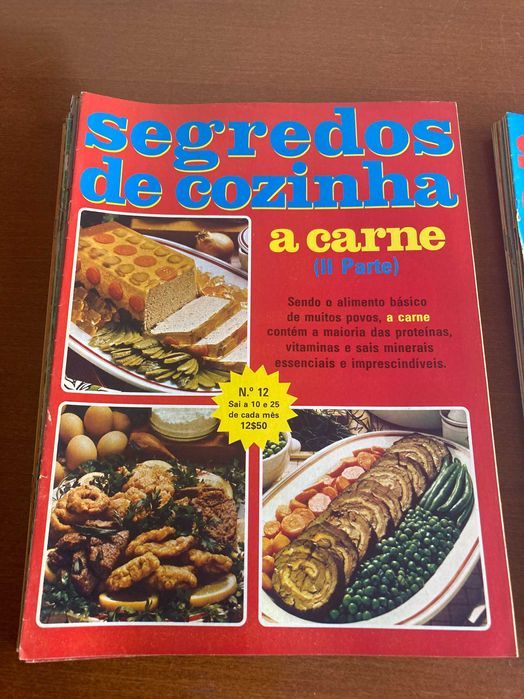 Segredos de Cozinha - revistas dos anos 70