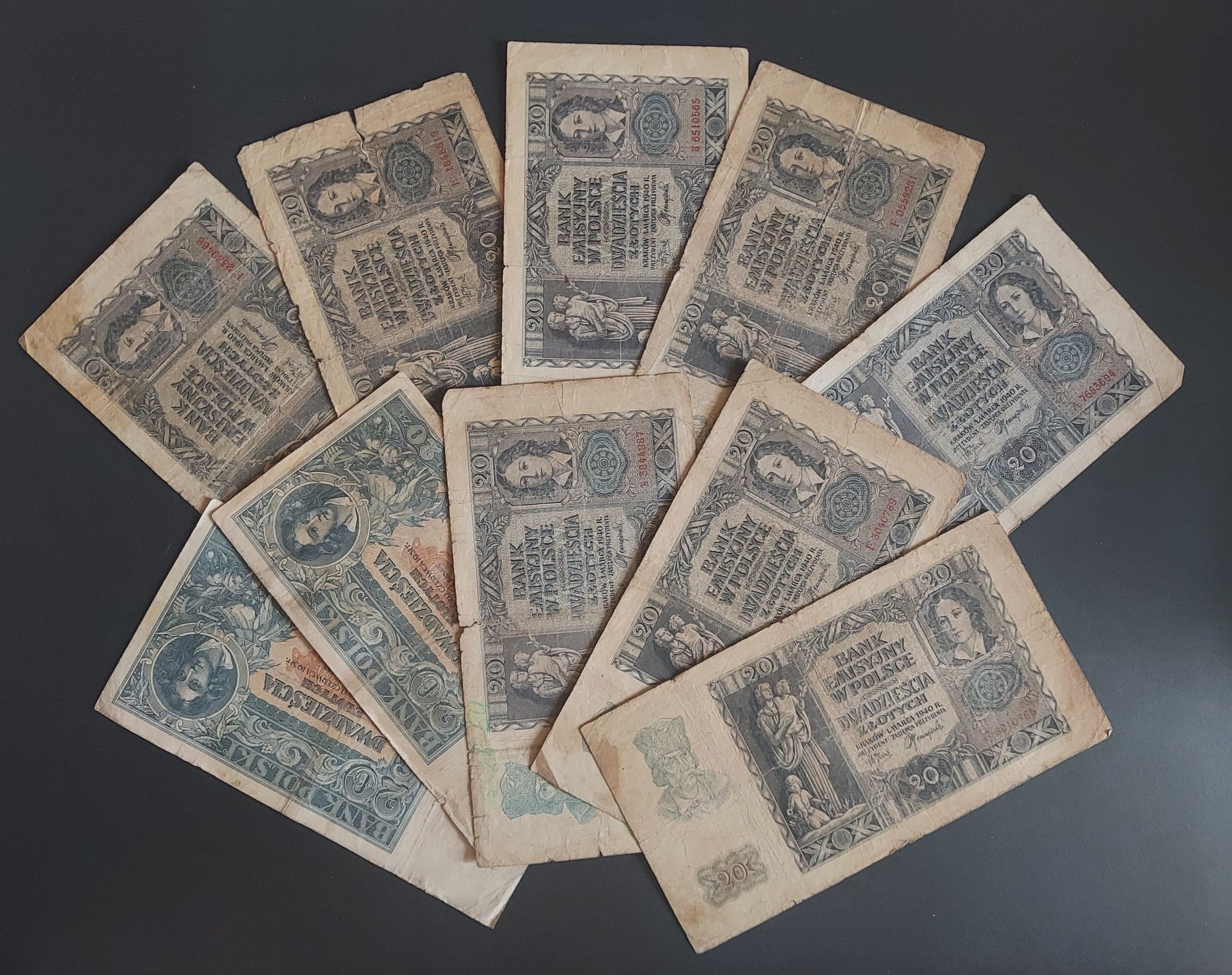 Банкноти крони Австро-Угорщини, Польщі