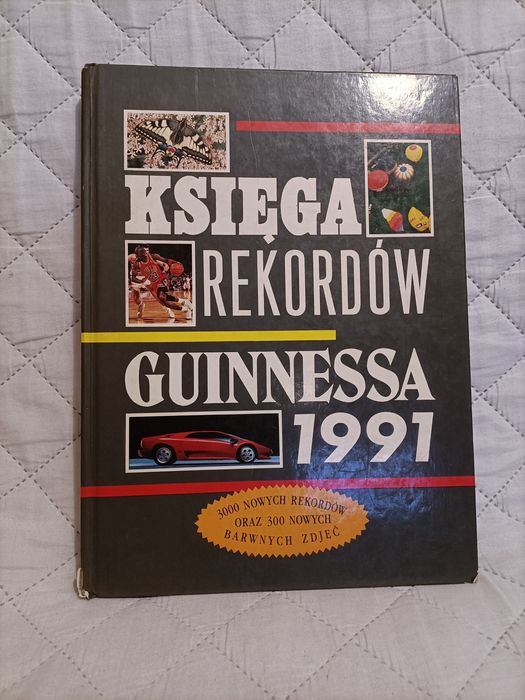Księga Rekordów Guinnessa , 1991 , biały kruk! Okazja!