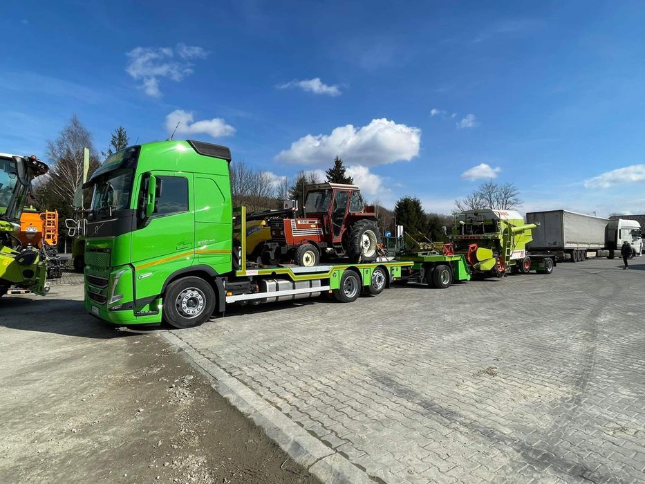 Transport niskopodwoziowy maszyn rolniczych i budowlanych