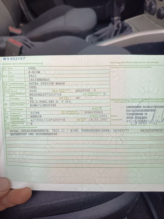 Opel Astra H kombi 2007r