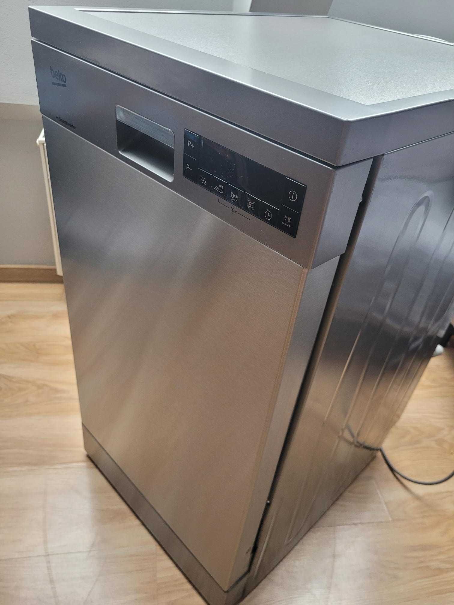 zmywarka Beko DFS28131X szerokość 45 wolnostojąca szuflada na sztućce