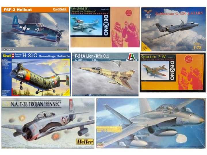 Kits 1/72 Aviões Americanos
