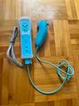 Oryginalny niebieski pad Wii Motion Plus + oryginalny Nunchuck!