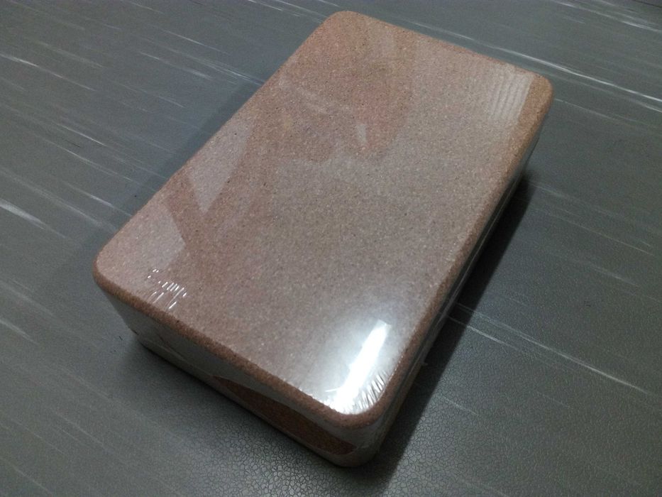 Bloco para ioga, em cortiça