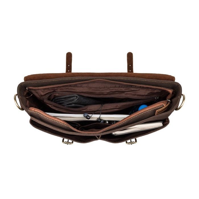 zestaw paolo peruzzi: portfel męski t-02+torba męska t-07 zup-08-br