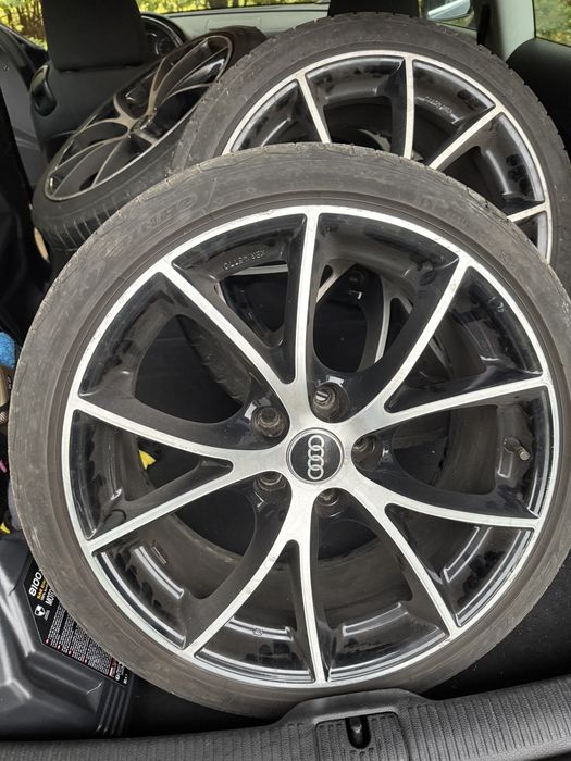 Sprzedam Alufelgi 18 5x112 57.1 z oponami audi a3 volkswagen