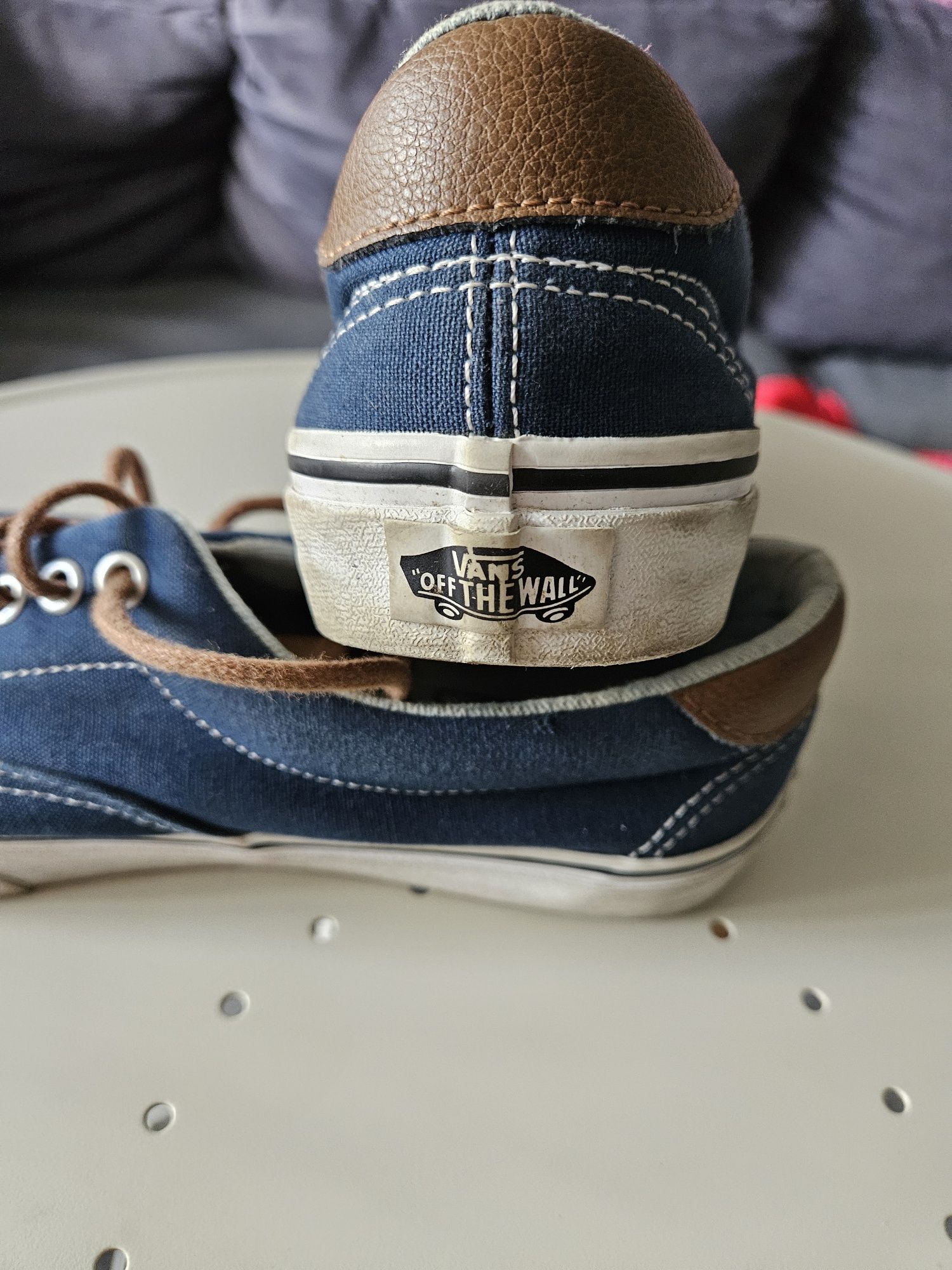 Trampki Vans granatowy z brązem