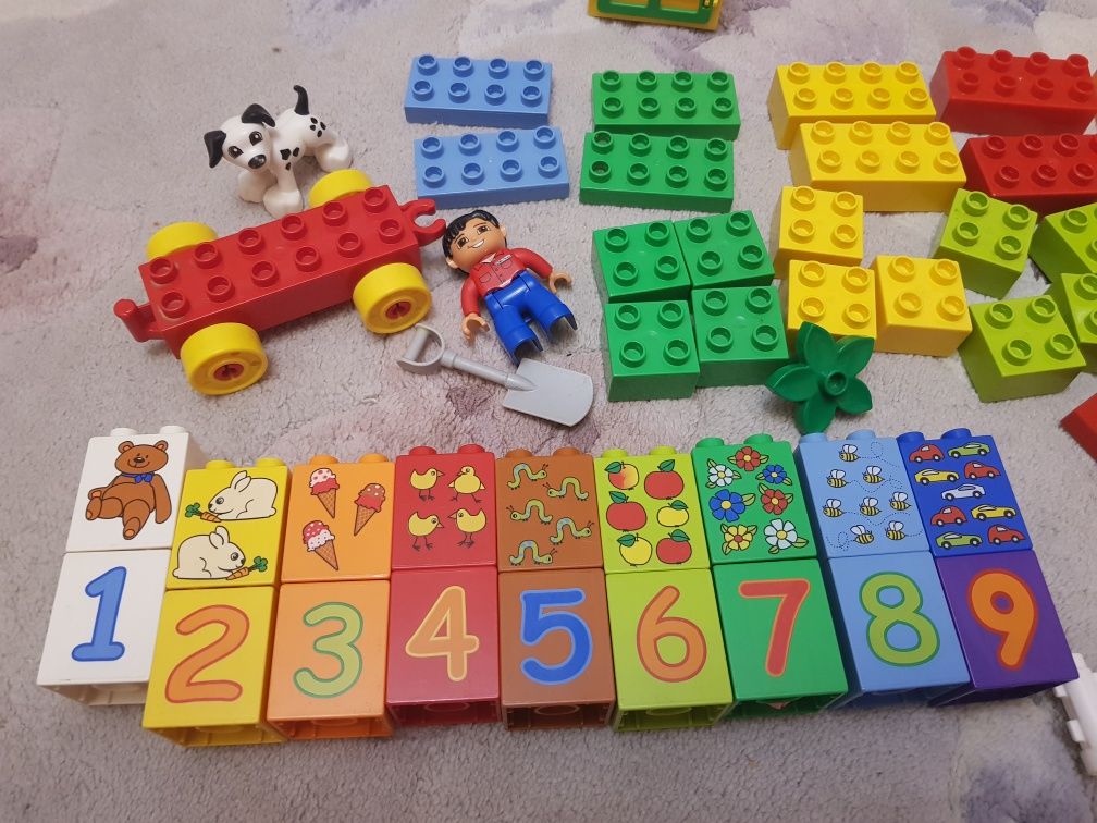 Конструктор детский LEGO DUPLO, играй с цифрами, 58 деталей, 5497