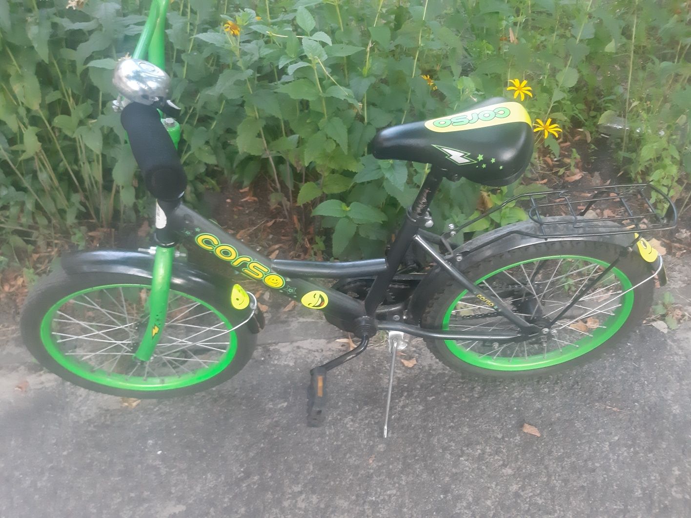 Велосипед 18 " дюймів Corso дитячий велик допоміжні колеса не дорого