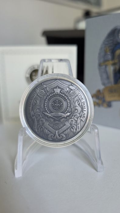 Серебро Архістратиг Михаїл Срібло Архистратиг Михаил 1 унция 31,1 грам