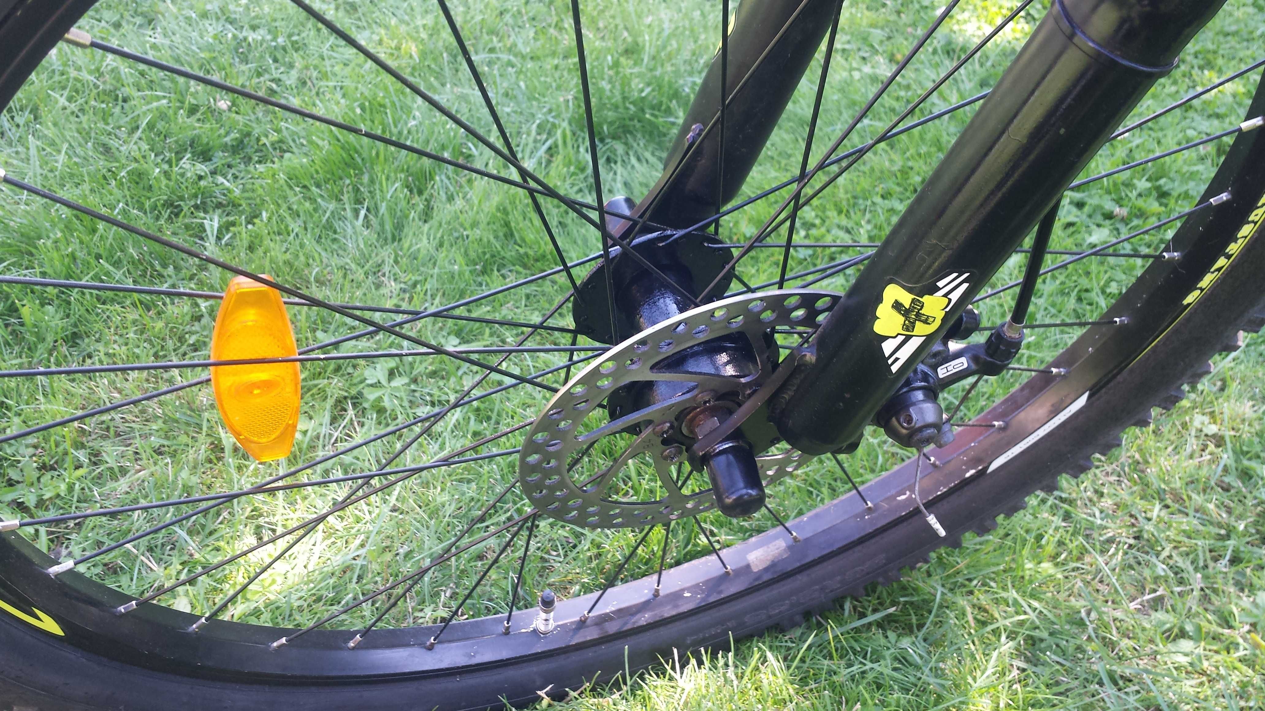 OK rower MTB z szerokim bieznikiem opon, sprawny, shimano, dobry stan