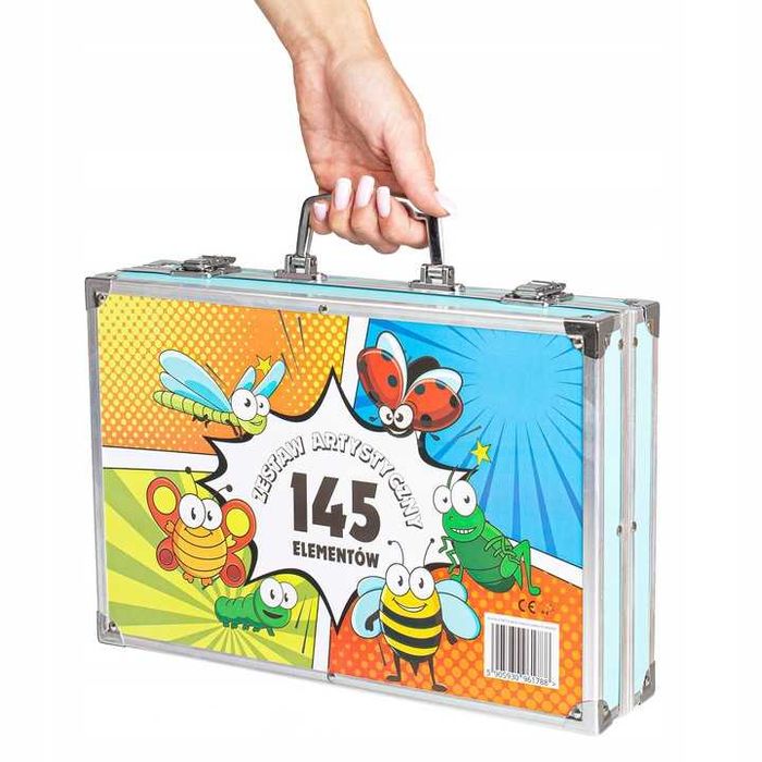 Zestaw malarski dla dzieci artystyczny zestaw plastyczny walizka 145