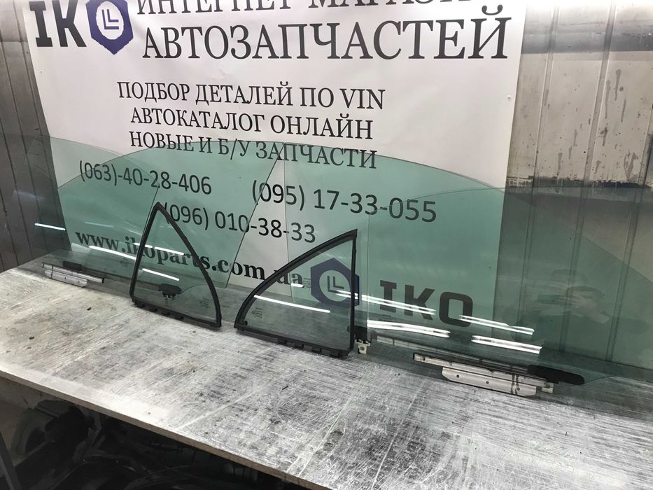 Комплект скло бічне заднє дверне VW Jetta 6 Європа запчастини джетта