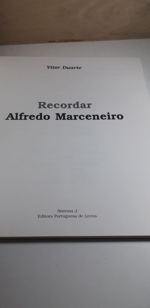 Recordar Alfredo Marceneiro - Vítor Duarte (Incluí CD)