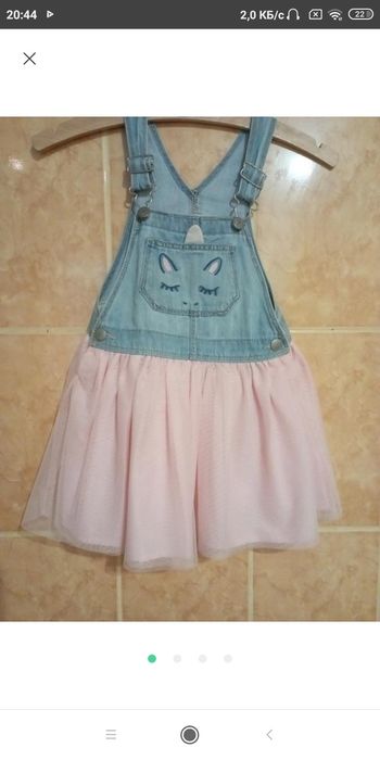 Oshkosh 4t сарафан джинс фатинова спідниця