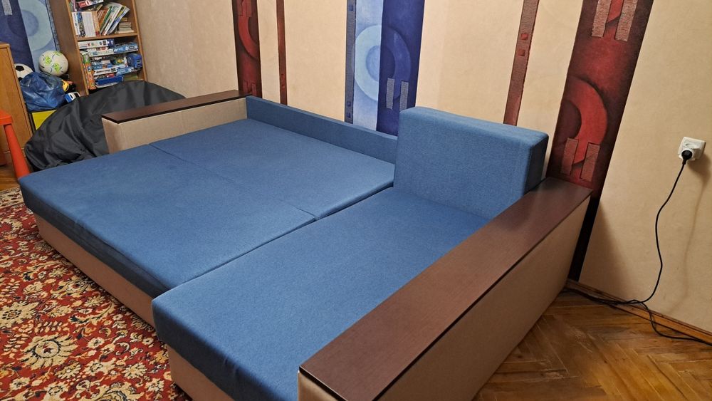 Кутовий диван Єврокнижка, трансформер