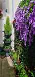 Wisteria glicynia sztuczna girlanda kwiatowa dekoracja 12 sztuk