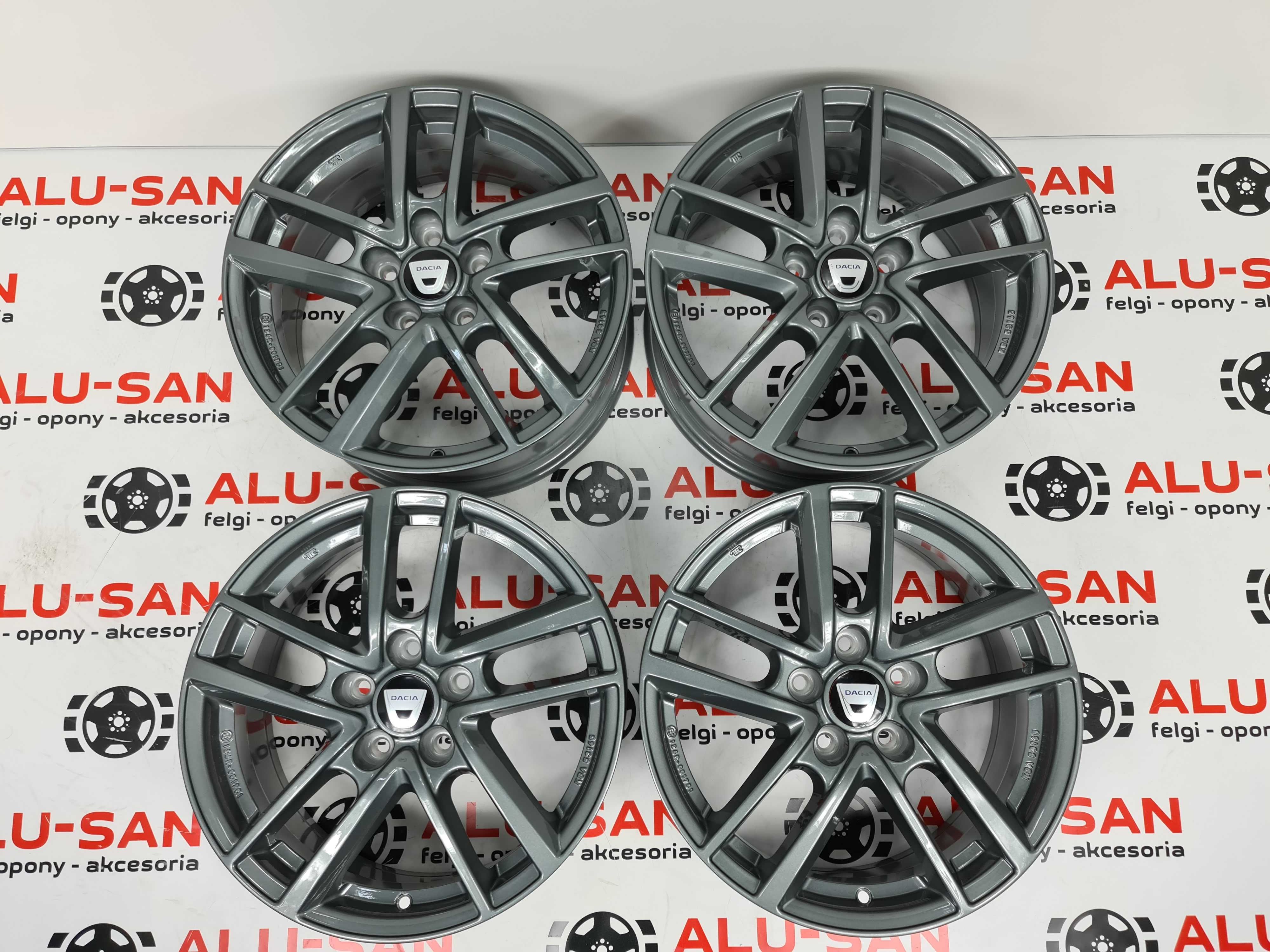 NOWE alufelgi DACIA 17" 5x114,3 Duster - Grafit